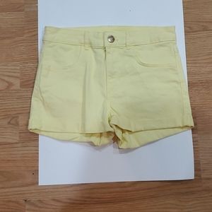 Girls yellow shorts
